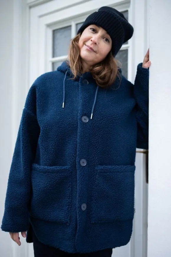 Danewillow Fleece Jacket Dk Navy
