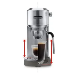 Dedica EC890 Duo espressomaskin, metal