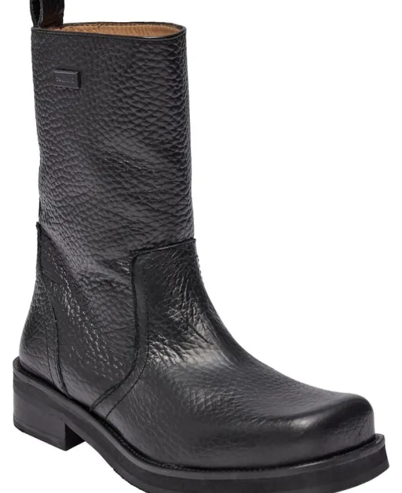 DELAWARE structure leather boots