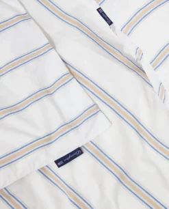 Dobby Striped Washed Cotton Percale Bed Set