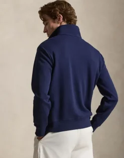 Double-Knit Quarter-Zip Sweatshirt