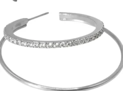 Double Olympia Hoop with Stones