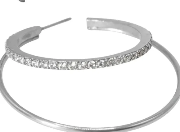 Double Olympia Hoop with Stones