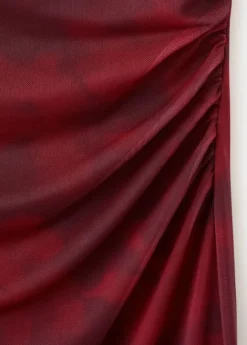 Draped fitted dress
