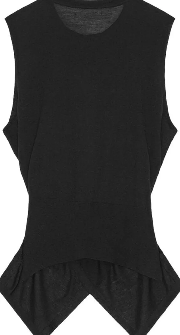 Draped Merino Wool Top