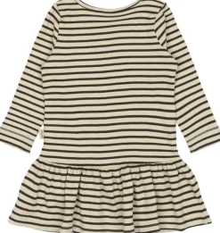 Dress L/S Modal Striped