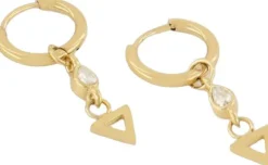 Drop triangle earrings
