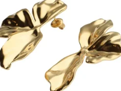 Earstud half flower