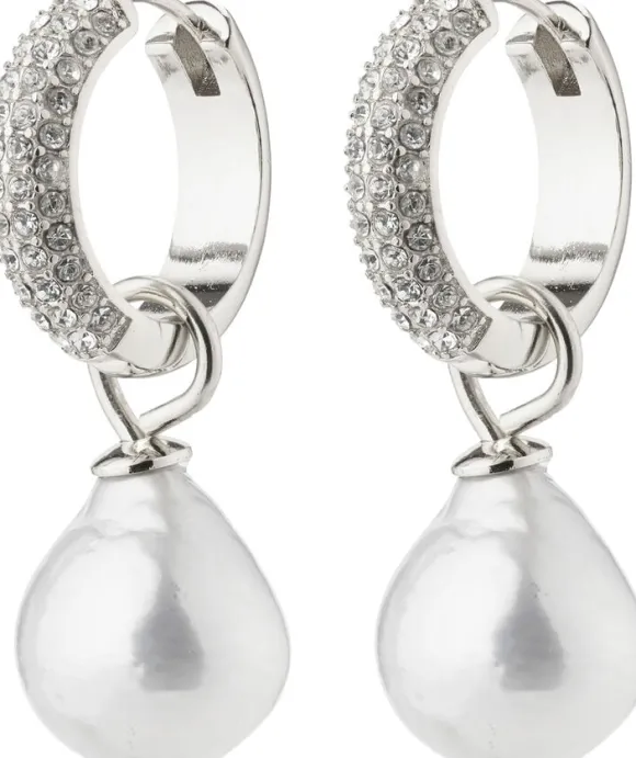 EDELE pearl earrings silver-plated