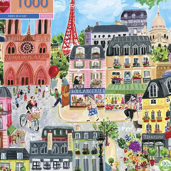 eeBoo - Puslespil 1000 brk - Paris