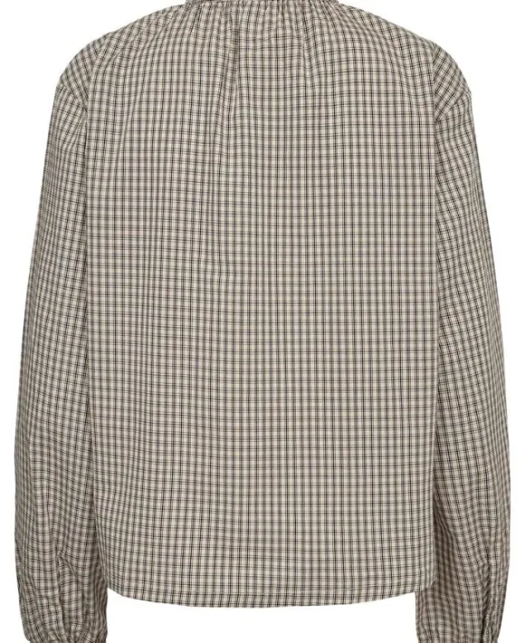 Ellen 3 Check Cotton Shirt - 100% Cotton GOTS