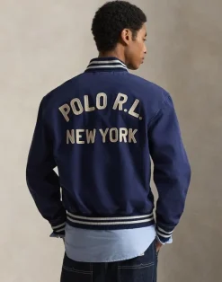 Embroidered Canvas Track Jacket