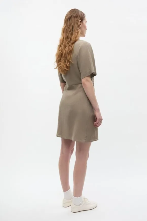ENMARTINA SS WRAP DRESS 7244