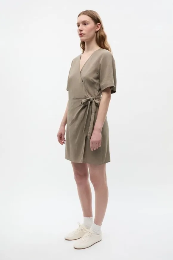 ENMARTINA SS WRAP DRESS 7244