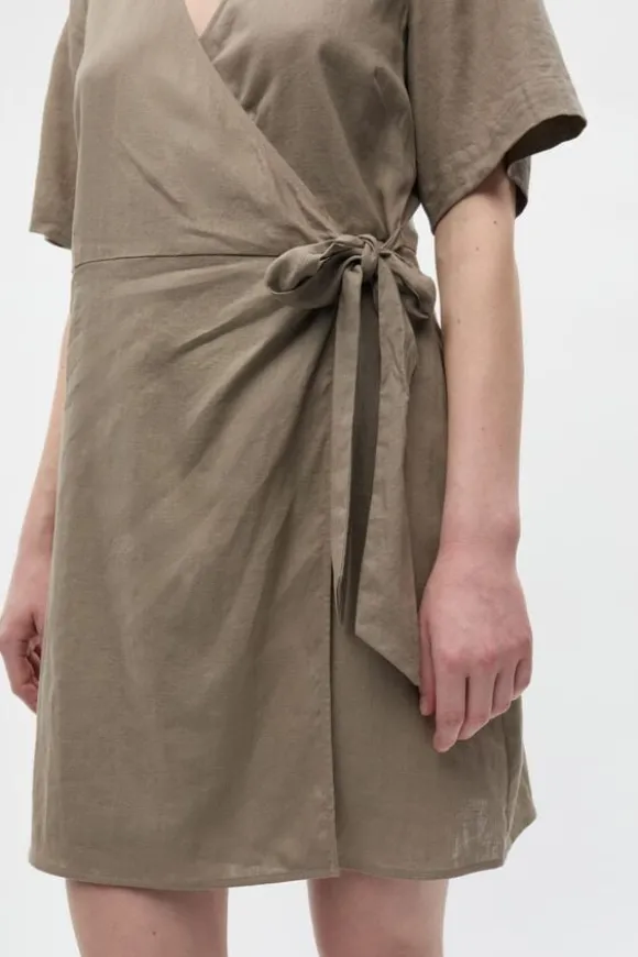 ENMARTINA SS WRAP DRESS 7244