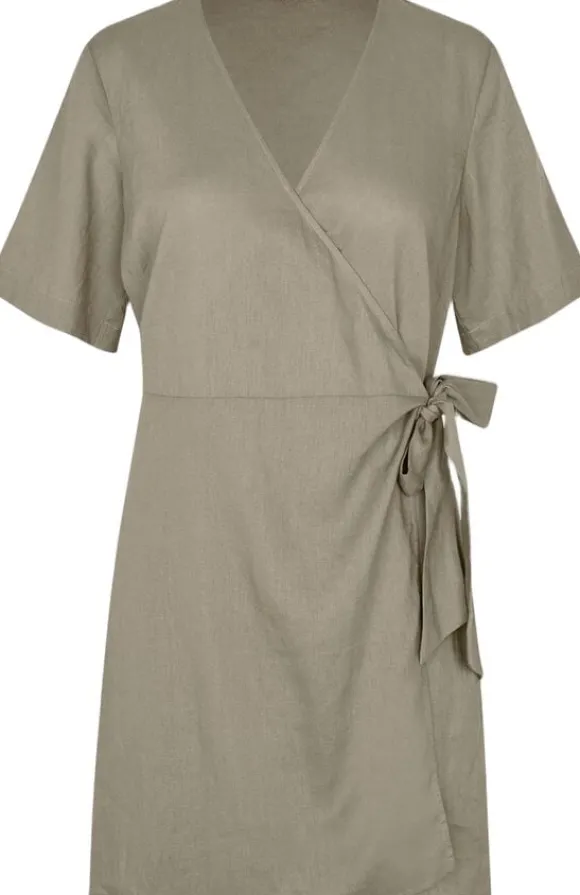 ENMARTINA SS WRAP DRESS 7244