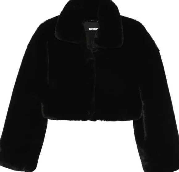 FAUX FUR CROP JACKET