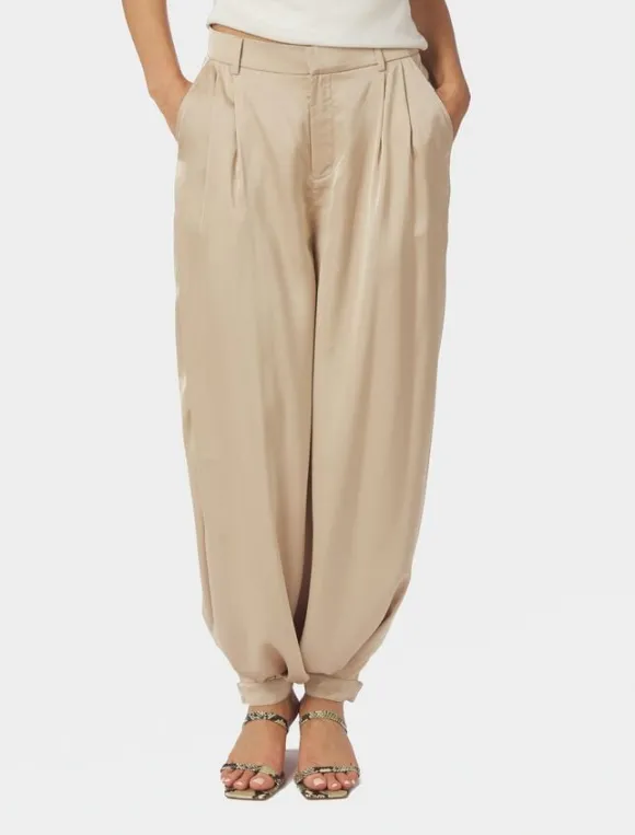 Fayla Drapy Satin Balloon Pants
