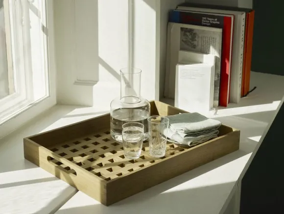 Fionia Tray 52x36 cm, Teak