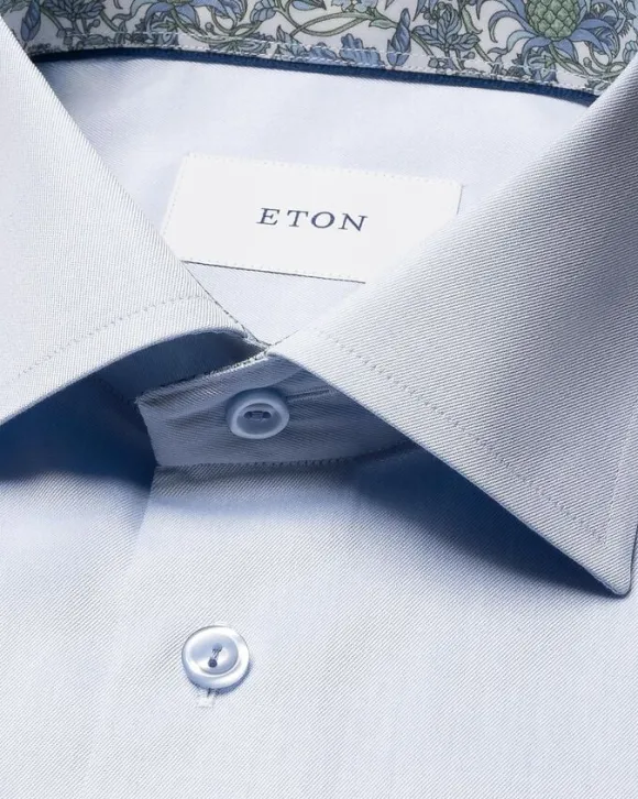 Floral Effect Signature Twill Shirt