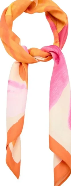 Floral print scarf