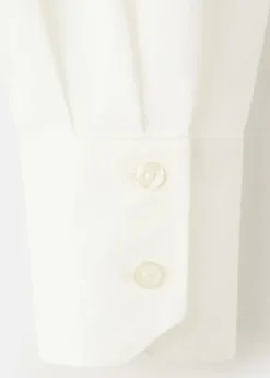 Fluid long-sleeved blouse