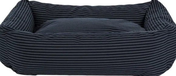 Fossflakes Hundkorg Blue pinstripe