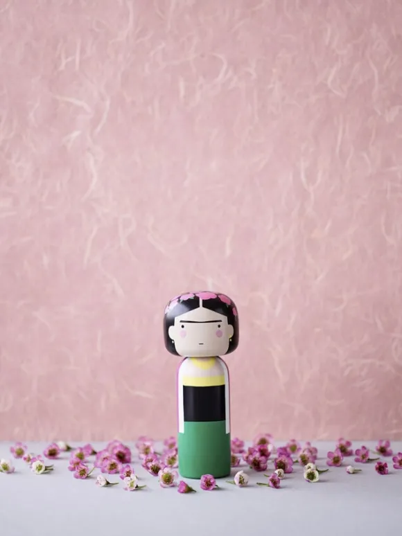 FRIDA håndmalet Kokeshi