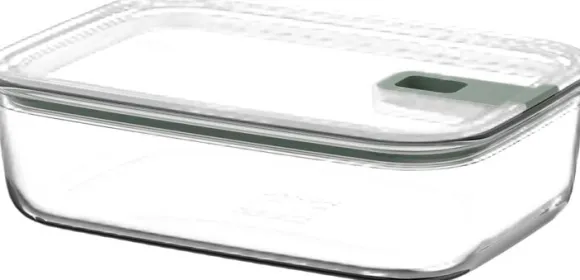 Förvaringslåda EasyClip 1500 ml Nordic sage Glas