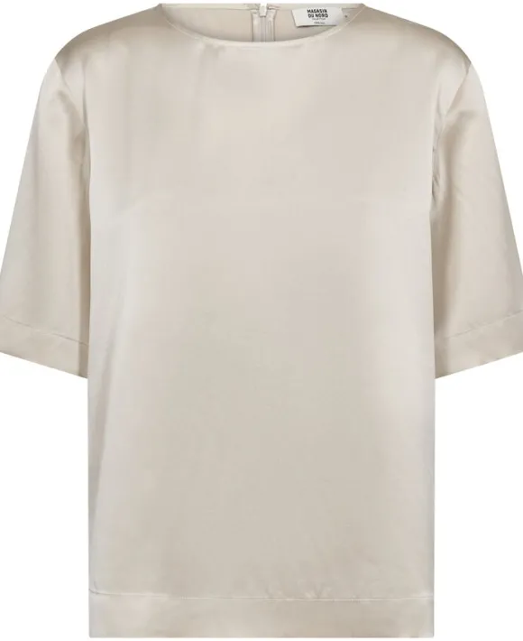 Gia 2 Kortærmede bluse - 100% silke