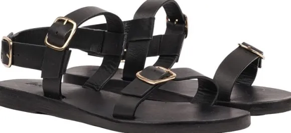 GIGLIO - ADJUSTABLE LEATHER SANDAL W/ HEEL STRAP