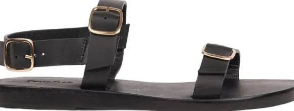 GIGLIO - ADJUSTABLE LEATHER SANDAL W/ HEEL STRAP