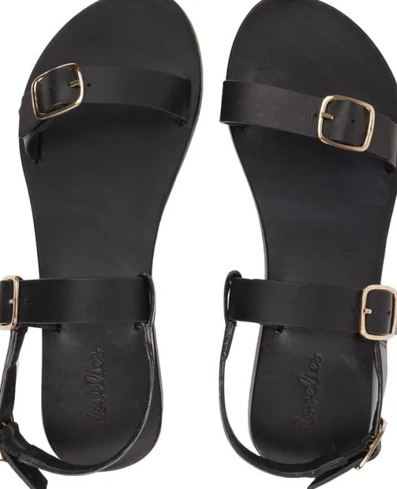GIGLIO - ADJUSTABLE LEATHER SANDAL W/ HEEL STRAP