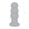 GLAS - RECHARGEABLE REMOTE CONTROLLED VIBRATING BEADED BUTTP