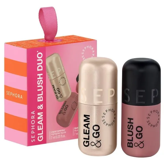 GLEAM & BLUSH DUO* - Duo med flytande rouge och highlighter