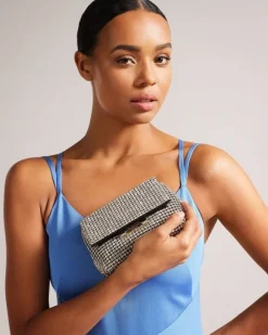 GLITERS Crystal Mini Cross Body Bag