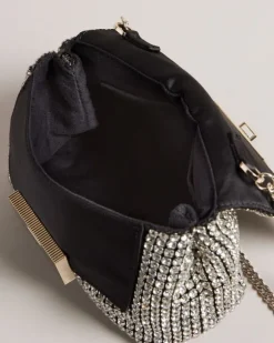 GLITERS Crystal Mini Cross Body Bag