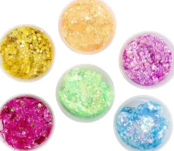 Glitter Clay, 6x20ml.