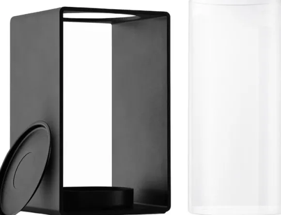 Glow Lanterne 18 cm Black