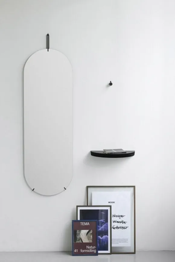 Half Moon Shelf: Warm Grey: Small