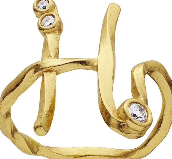 H Alphabet Ring