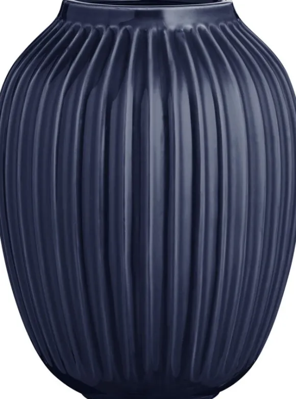 Hammershøi vase H25 Indigo