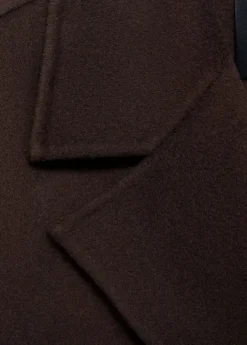 Handmade oversized wool coat
