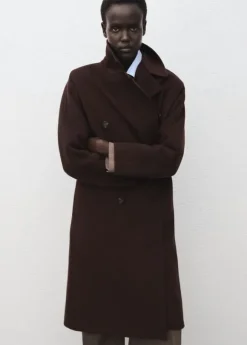 Handmade oversized wool coat
