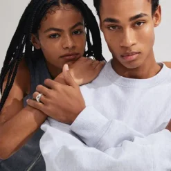 HARRISON rings, 2-in-1 set, silver-plated