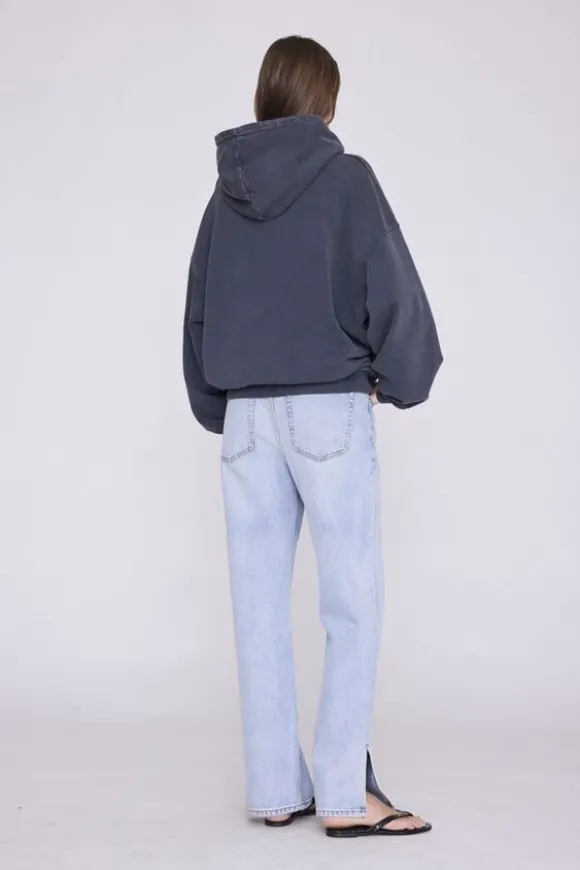 HARVEY SWEATSHIRT - DARK WASHED BLACK