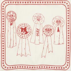HAY Dogs Scarf-55 x 55-Off-white