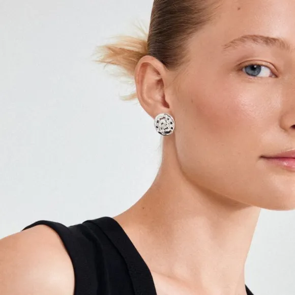 HAZE earrings silver-plated