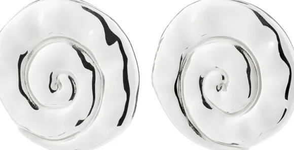 HAZE earrings silver-plated