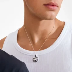 HAZE necklace silver-plated